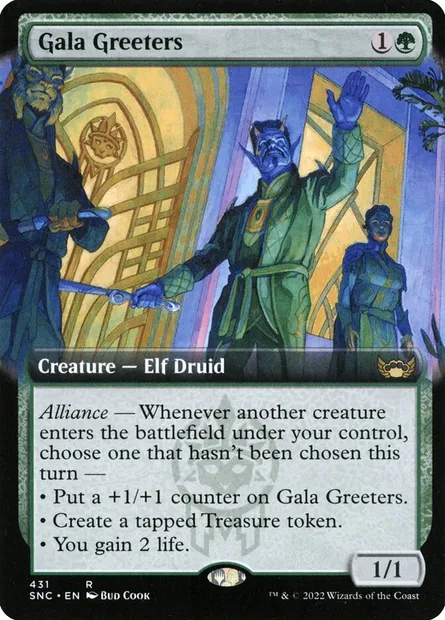 Gala Greeters, Magic card SNC 431 — Streets of New Capenna set