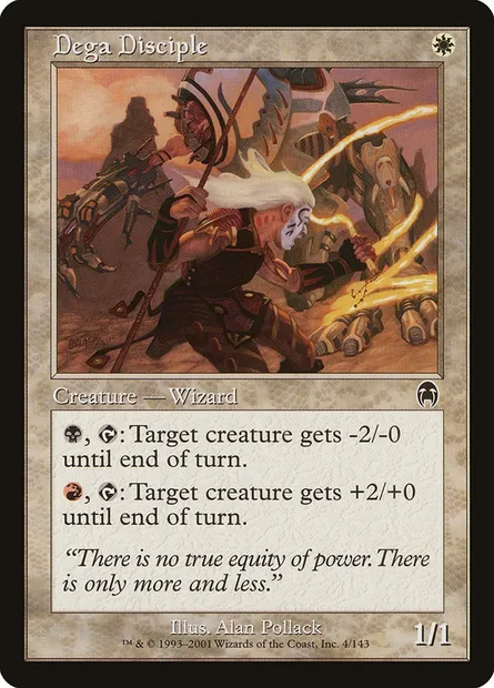 Dega Disciple, Magic card APC 4 — Apocalypse set