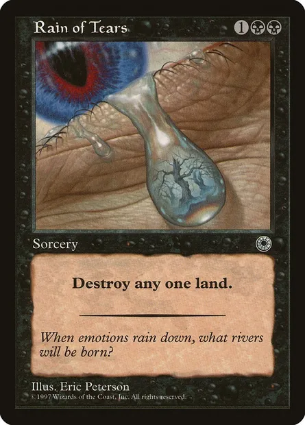 Rain of Tears, Magic card POR 106 — Portal set
