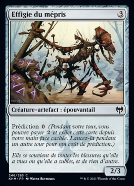 Effigie du mépris, carte Magic KHM 246 — extension Kaldheim