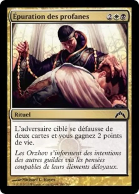 Épuration des profanes, carte Magic GTC 190 — extension Insurrection