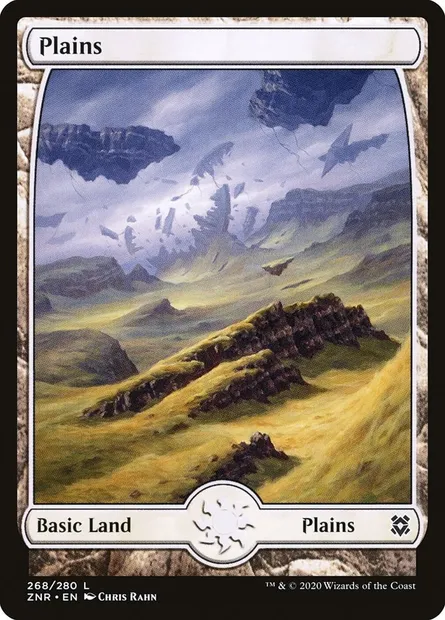 Plains, Magic card ZNR 268 — Zendikar Rising set