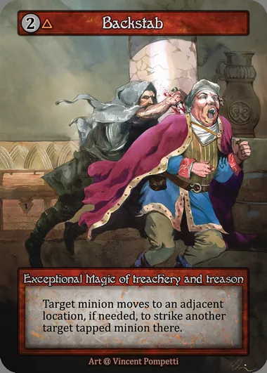 Backstab, Sorcery card ALP 192 — Alpha set
