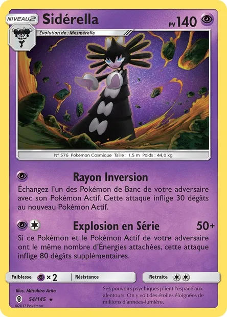 Sidérella, carte Pokémon GRI 54 — extension Gardiens Ascendants