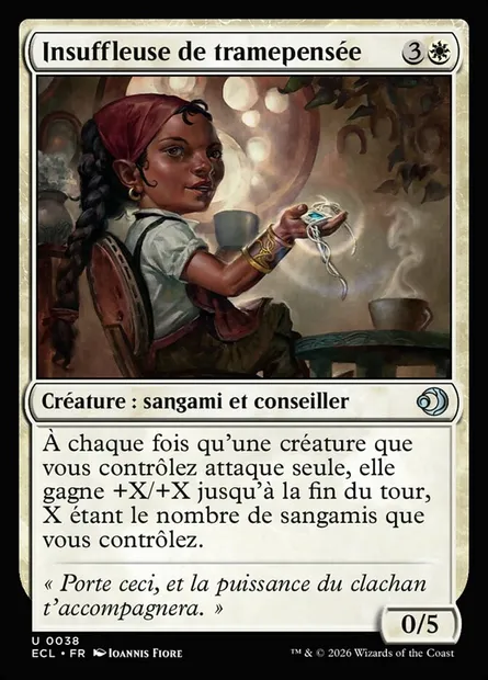 Insuffleuse de tramepensée, carte Magic ECL 38 — extension Lorwyn Eclipsed