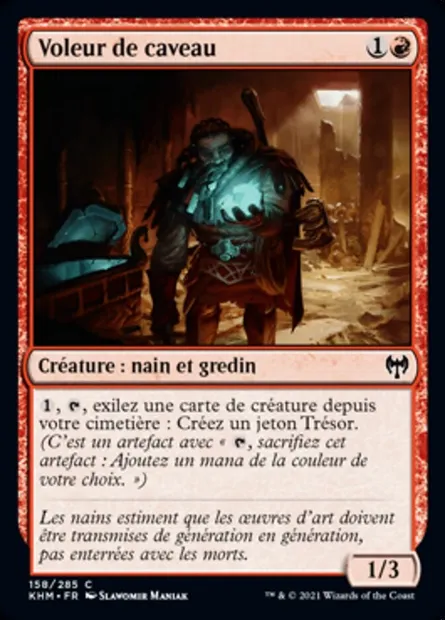 Voleur de caveau, carte Magic KHM 158 — extension Kaldheim