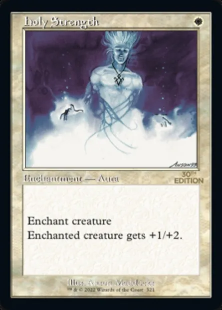 Force sacrée, carte Magic 30A 321 — extension 30th Anniversary Edition