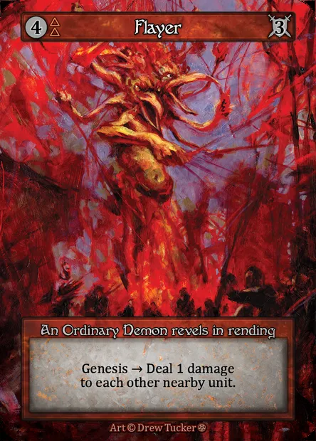 Flayer, Sorcery card GOT 072 — Gothic set