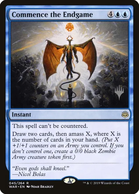Commence the Endgame, Magic card PWAR 45p — War of the Spark Promos set