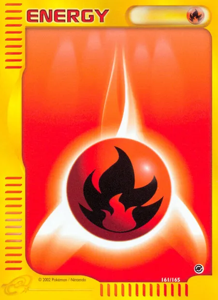 Fire Energy, Pokémon card EX 161 — Expedition Base Set set