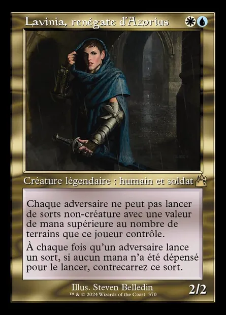 Lavinia, renégate d'Azorius, carte Magic RVR 370 — extension Ravnica Remastered