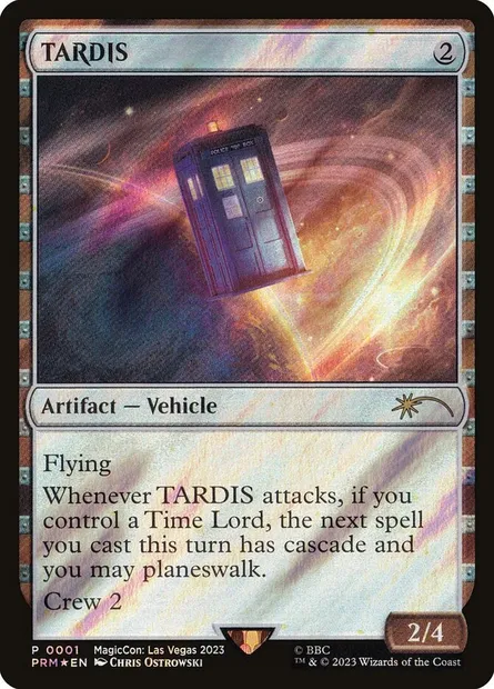 TARDIS, carte Magic PF23 4 — extension MagicFest 2023