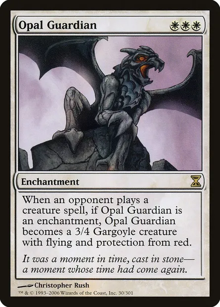 Opal Guardian, Magic card TSP 30 — Time Spiral set