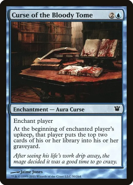 Curse of the Bloody Tome, Magic card ISD 50 — Innistrad set