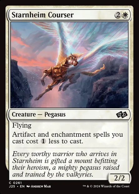 Starnheim Courser, Magic card J25 261 — Foundations Jumpstart set