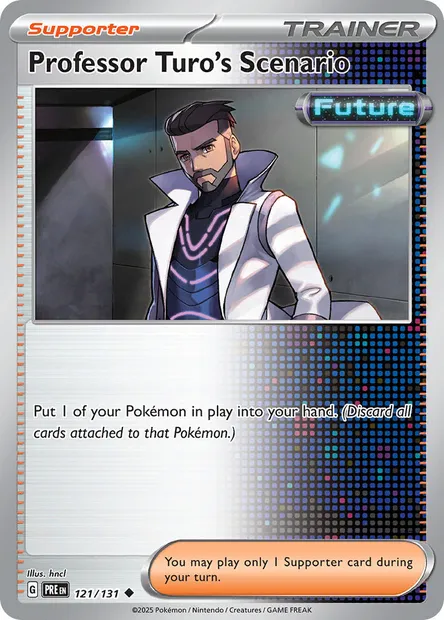 Professor Turo's Scenario, Pokémon card PRE 121 — Prismatic Evolutions set