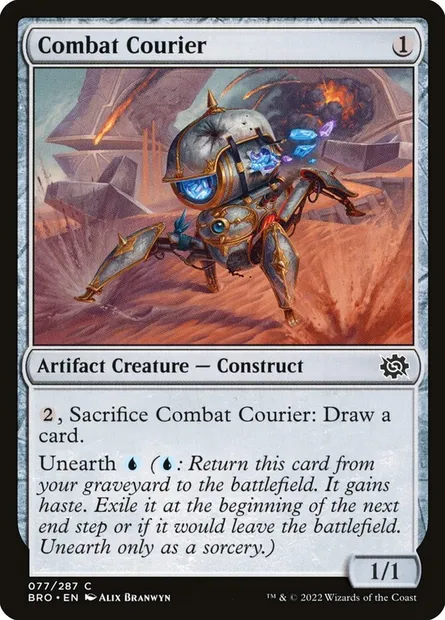 Combat Courier, Magic card BRO 77 — The Brothers' War set