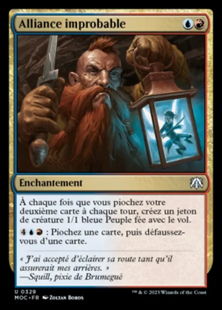 Alliance improbable, carte Magic MOC 329 — extension March of the Machine Commander