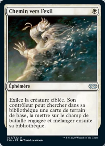 Chemin vers l'exil, carte Magic 2XM 25 — extension Double Masters