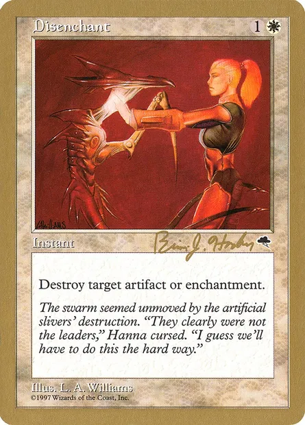 Disenchant, Magic card WC98 bh16 — World Championship Decks 1998 set