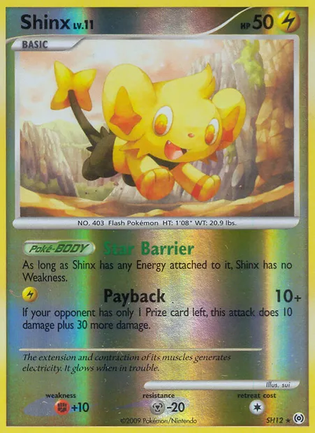 Shinx, Pokémon card AR SH12 — Arceus set