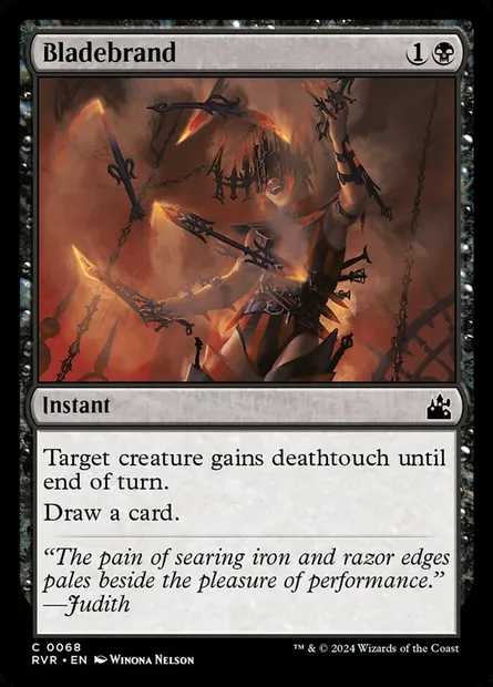 Bladebrand, Magic card RVR 68 — Ravnica Remastered set