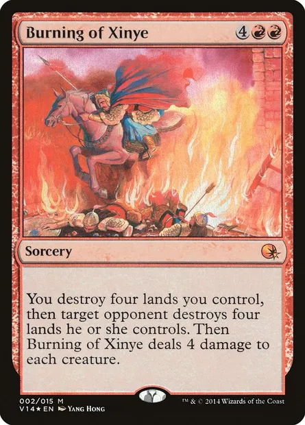 Burning of Xinye, carte Magic V14 2 — extension From the Vault: Annihilation