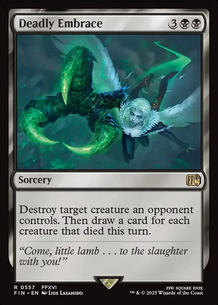 Deadly Embrace, Magic card FIN 557 — Final Fantasy set