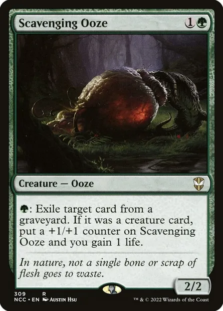 Scavenging Ooze, Magic card NCC 309 — New Capenna Commander set