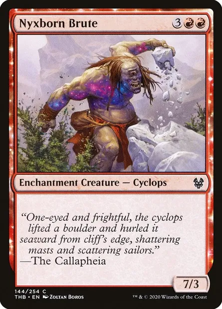 Nyxborn Brute, Magic card THB 144 — Theros Beyond Death set
