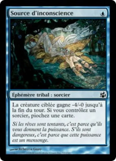 Source d'inconscience, carte Magic MOR 52 — extension Leveciel