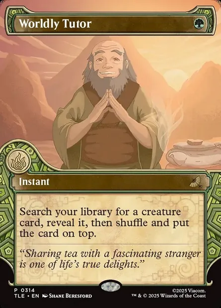 Worldly Tutor, Magic card TLE 314 — Avatar: The Last Airbender Eternal set