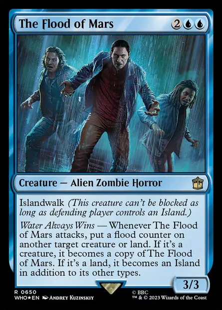 Le Flood de Mars, carte Magic WHO 650 — extension Doctor Who
