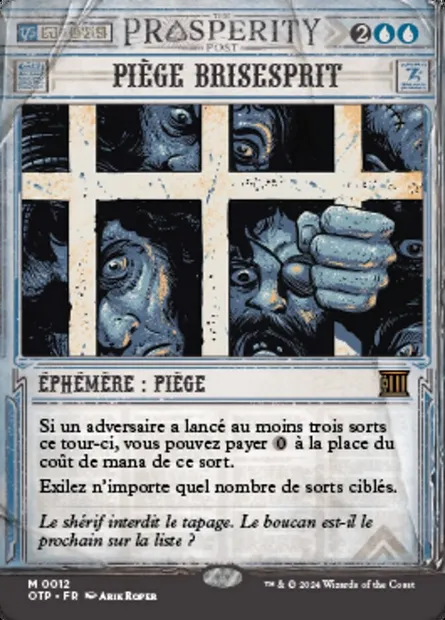 Piège brisesprit, carte Magic OTP 12 — extension Breaking News