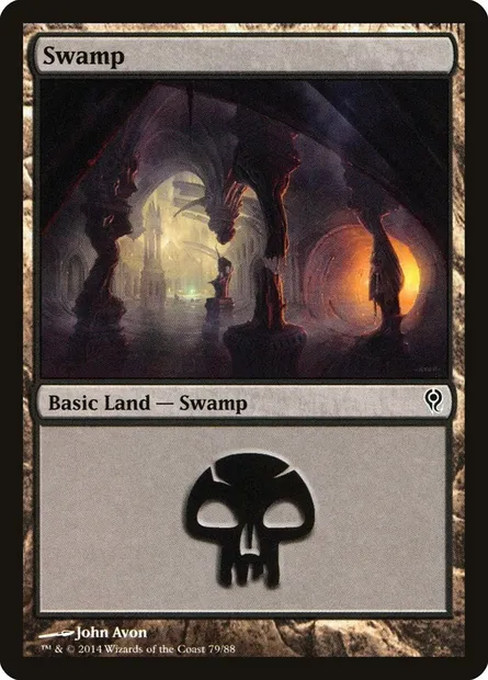 Swamp, Magic card DDM 79 — Duel Decks: Jace vs. Vraska set