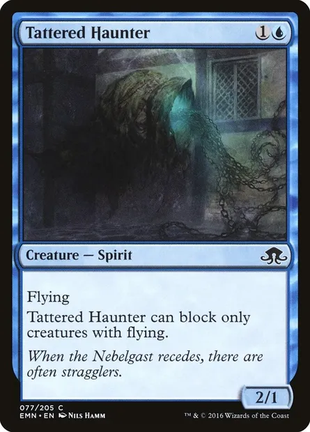 Tattered Haunter, Magic card EMN 77 — Eldritch Moon set