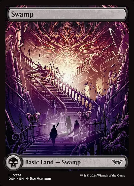 Swamp, Magic card DSK 274 — Duskmourn: House of Horror set