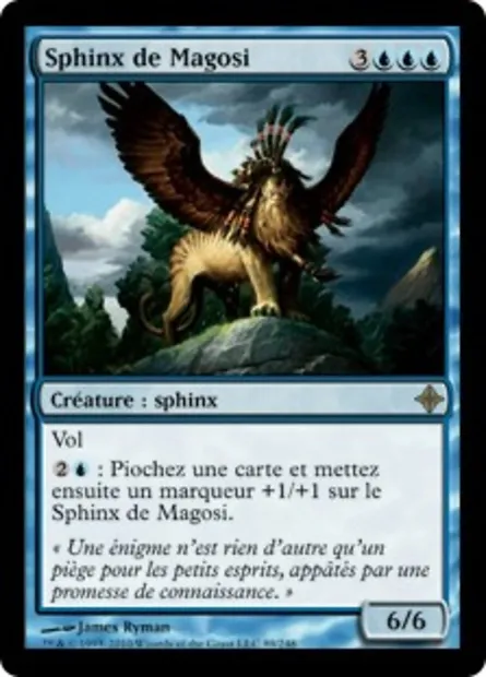 Sphinx de Magosi, carte Magic ROE 89 — extension L'ascension des Eldrazi