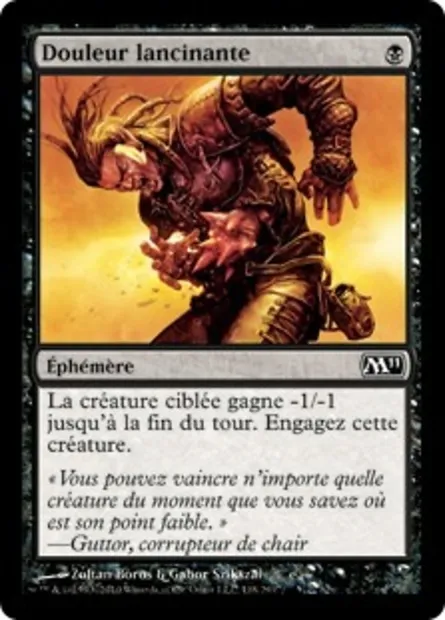 Douleur lancinante, carte Magic M11 118 — extension Magic 2011