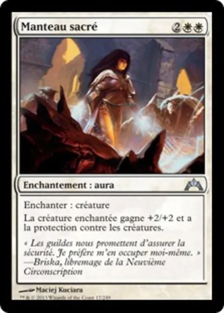 Manteau sacré, carte Magic GTC 17 — extension Insurrection