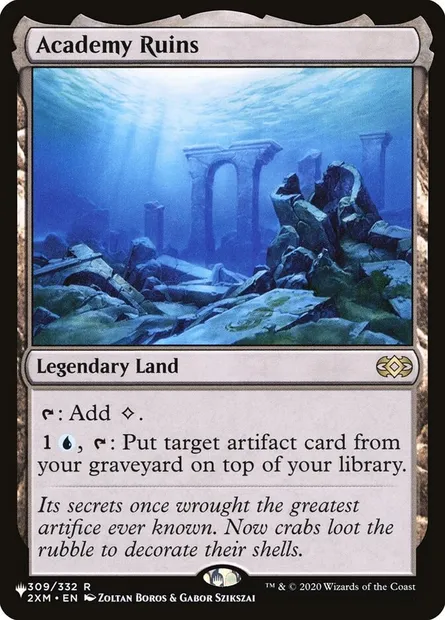 Academy Ruins, Magic card PLST 2XM-309 — The List set