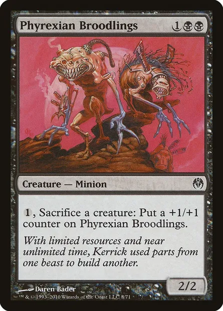 Phyrexian Broodlings, Magic card DDE 8 — Duel Decks: Phyrexia vs. the Coalition set