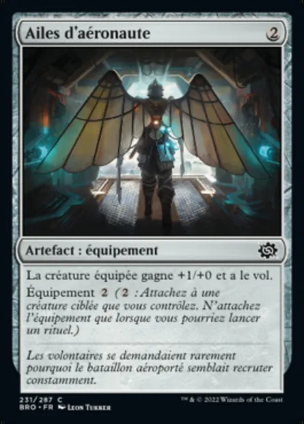 Ailes d'aéronaute, carte Magic BRO 231 — extension La Guerre Fratricide