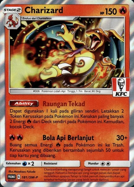 Dracaufeu, carte Pokémon SMP 181-2 — extension SM-P: Sun & Moon Promos