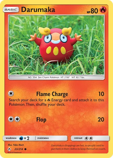 Darumaka, Pokémon card UNB 23 — Unbroken Bonds set