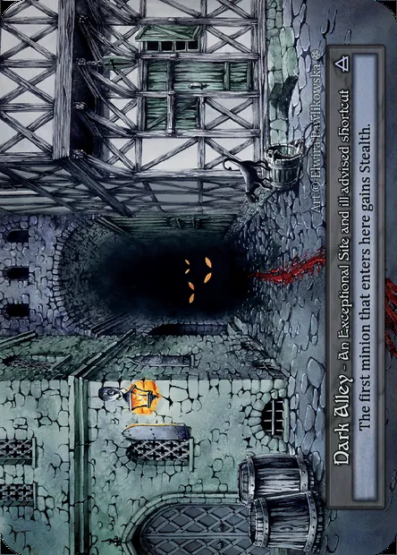 Dark Alley, carte Sorcery GOT 373 — extension Gothic