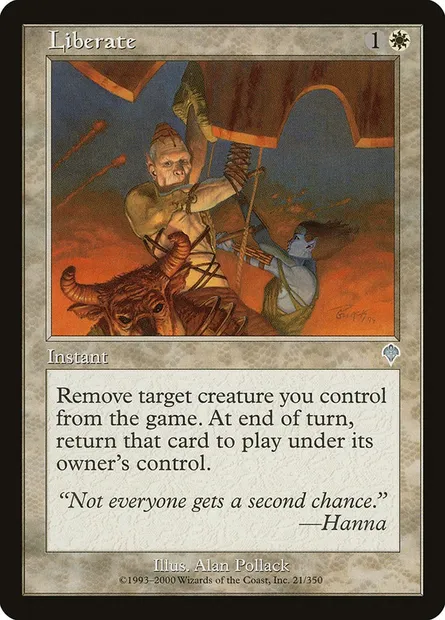 Libération, carte Magic INV 21 — extension Invasion