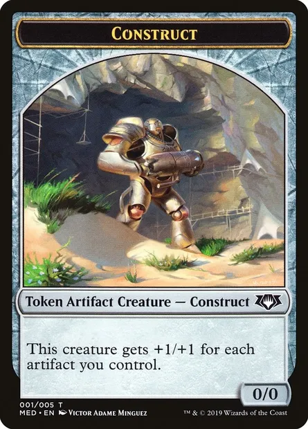 Construct, carte Magic TMED R1 — extension Mythic Edition Tokens