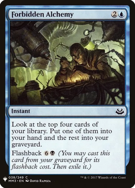Alchimie interdite, carte Magic PLST MM3-38 — extension The List