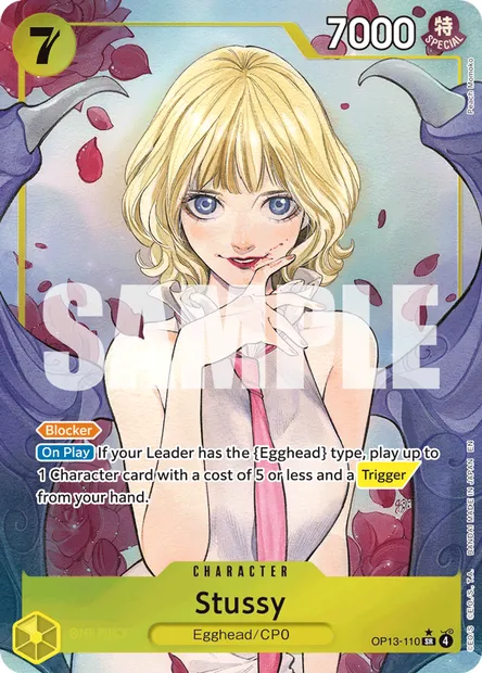 Stussy, One Piece card OP13-110 — CARRYING ON HIS WILL set